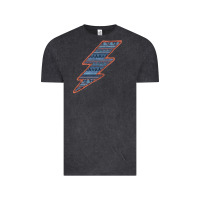 Vintage Black Western Orange Border Aztec Lightning Vintage Tee - Bettercallsaul
