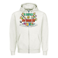 Oatmeal Heather Normal is overrated Zipper Hoodie - FaDigitalArtStudio