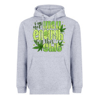 Heather Grey i'm not high enough for Heavyweight Hoodie - CowhideDigitalArt