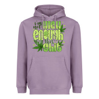 Lavender i'm not high enough for Heavyweight Hoodie - CowhideDigitalArt