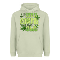 Matcha i'm not high enough for Heavyweight Hoodie - CowhideDigitalArt