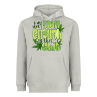 Moon Dust i'm not high enough for Heavyweight Hoodie - CowhideDigitalArt
