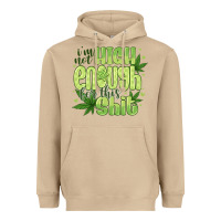 Mushroom i'm not high enough for Heavyweight Hoodie - CowhideDigitalArt