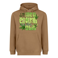 Toasted Coconut i'm not high enough for Heavyweight Hoodie - CowhideDigitalArt