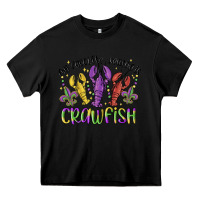 Black my favorite season is crawfish Heavy Core Tee - MaliasSmallBusiness