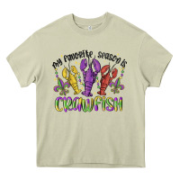 Mossy my favorite season is crawfish Heavy Core Tee - MaliasSmallBusiness