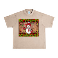 French Oak snowman Christmas Urban Heavy Tee - JahusDesignShop