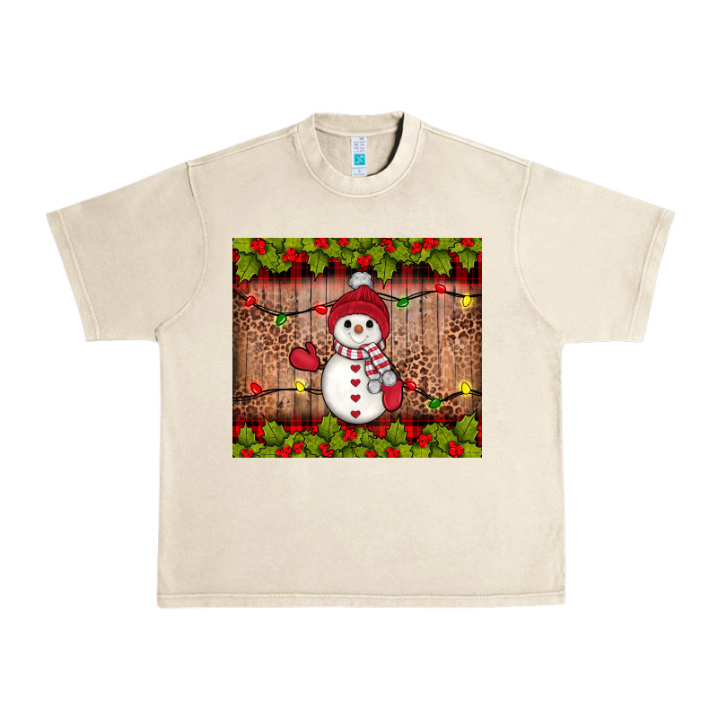 Snowman Christmas Urban Heavy Tee by JahusDesignShop | Teevron