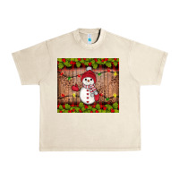 Sandshell snowman Christmas Urban Heavy Tee - JahusDesignShop