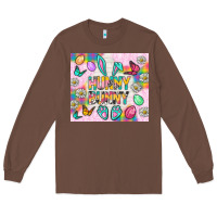 Chestnut Hunny Bunny and egg Easter Long Sleeve Tee - NancyCooperArtShop