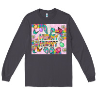 Smoke Hunny Bunny and egg Easter Long Sleeve Tee - NancyCooperArtShop