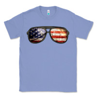 Amerıcan Flag Glasses Classic Tee | Teevron