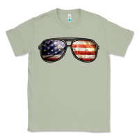 Matcha amerıcan flag glasses Classic Tee - BarkalooDesign