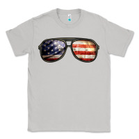 Moon Dust amerıcan flag glasses Classic Tee - BarkalooDesign