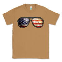 Toasted Coconut amerıcan flag glasses Classic Tee - BarkalooDesign