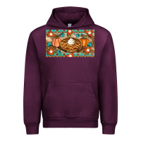 Mauve Wine pumpkin pie Urban Hoodie - Artiststas