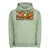 Pigment Oil Green pumpkin pie Urban Hoodie - Artiststas