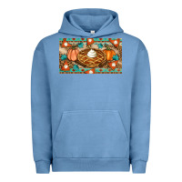 Pigment Pebble Blue pumpkin pie Urban Hoodie - Artiststas