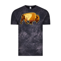 Cloud Black Desert Landscape Bison Silhouette Vintage Tee - Bettercallsaul