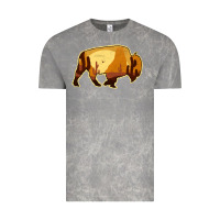 Cloud Rock Desert Landscape Bison Silhouette Vintage Tee - Bettercallsaul