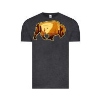 Vintage Black Desert Landscape Bison Silhouette Vintage Tee - Bettercallsaul