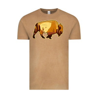 Vintage Camel Desert Landscape Bison Silhouette Vintage Tee - Bettercallsaul