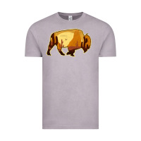 Vintage Zinc Desert Landscape Bison Silhouette Vintage Tee - Bettercallsaul
