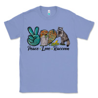 Colony Blue Peace love raccoon Classic Tee - LillyAllenDesigns