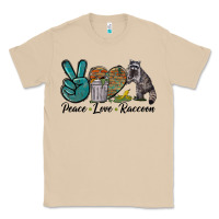Mushroom Peace love raccoon Classic Tee - LillyAllenDesigns