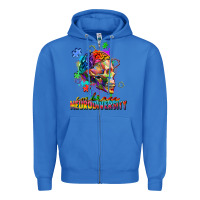 True Royal Embrace neurodiversity Zipper Hoodie - FaDigitalArtStudio