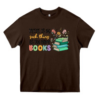 Chocolate Brown there is no such thing as too many books Heavy Core Tee - MaliasSmallBusiness