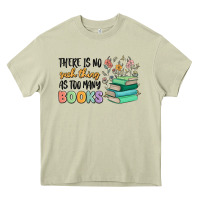 Mossy there is no such thing as too many books Heavy Core Tee - MaliasSmallBusiness