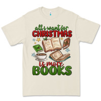 Bone all i want for christmas is more books Premium Tee - MaliasSmallBusiness