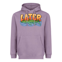 Lavender Later Heavyweight Hoodie - CowhideDigitalArt