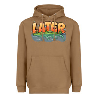Toasted Coconut Later Heavyweight Hoodie - CowhideDigitalArt