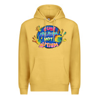 Antique Gold Cure ableism not Autism Premium Hoodie - FaDigitalArtStudio