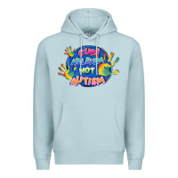 Blue Mist Cure ableism not Autism Premium Hoodie - FaDigitalArtStudio