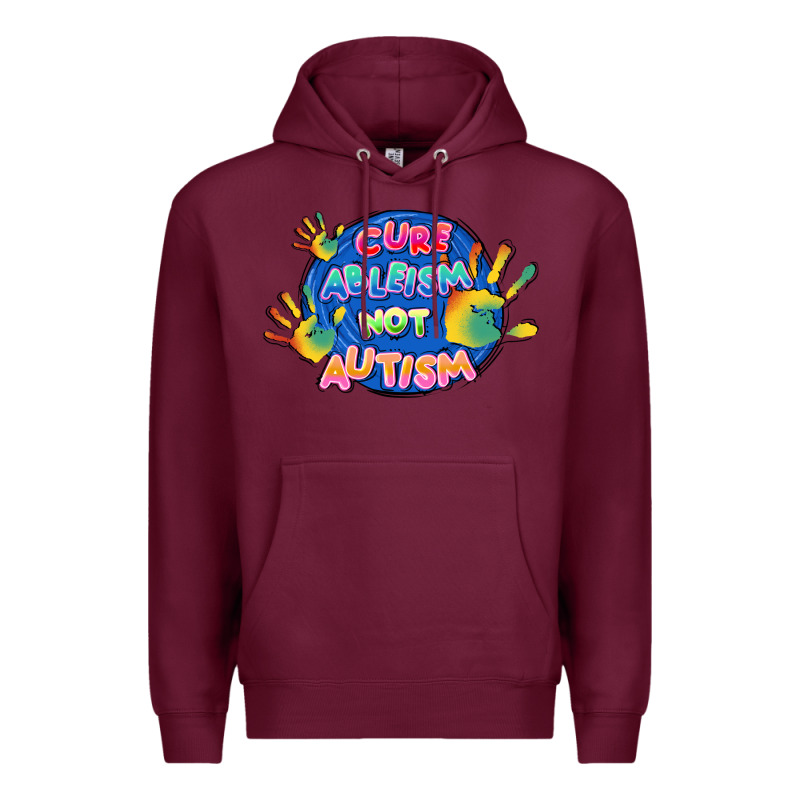 Cure Ableism Not Autism Premium Hoodie by FaDigitalArtStudio | Teevron