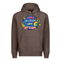 Coffee Cure ableism not Autism Premium Hoodie - FaDigitalArtStudio