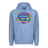 Colony Blue Cure ableism not Autism Premium Hoodie - FaDigitalArtStudio