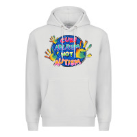Dove Grey Cure ableism not Autism Premium Hoodie - FaDigitalArtStudio