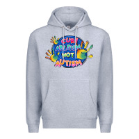 Heather Grey Cure ableism not Autism Premium Hoodie - FaDigitalArtStudio