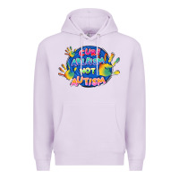 Lilac Cure ableism not Autism Premium Hoodie - FaDigitalArtStudio