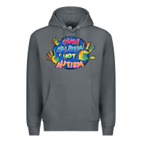Rock Cure ableism not Autism Premium Hoodie - FaDigitalArtStudio