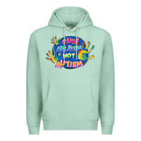 Seafoam Cure ableism not Autism Premium Hoodie - FaDigitalArtStudio
