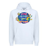 White Cure ableism not Autism Premium Hoodie - FaDigitalArtStudio