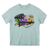 Arona ı have boundary ıssues Heavy Core Tee - MaliasSmallBusiness