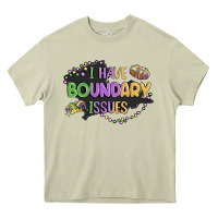 Mossy ı have boundary ıssues Heavy Core Tee - MaliasSmallBusiness