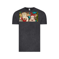 Vintage Black Charolais bull and calf Vintage Tee - RanaPortraitStore