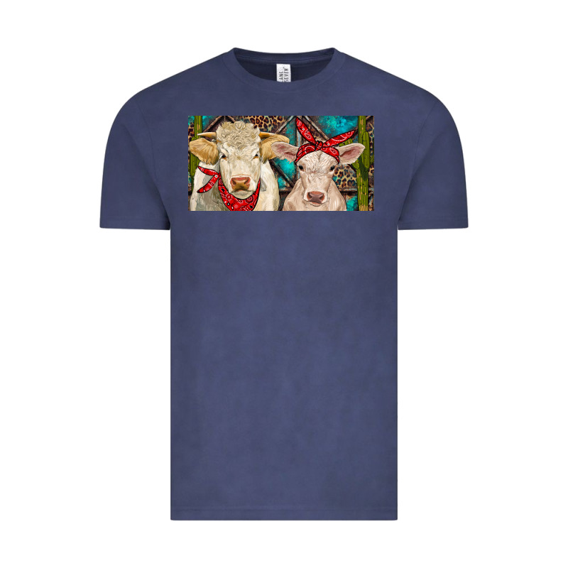 Charolais Bull And Calf Vintage Tee by RanaPortraitStore | Teevron